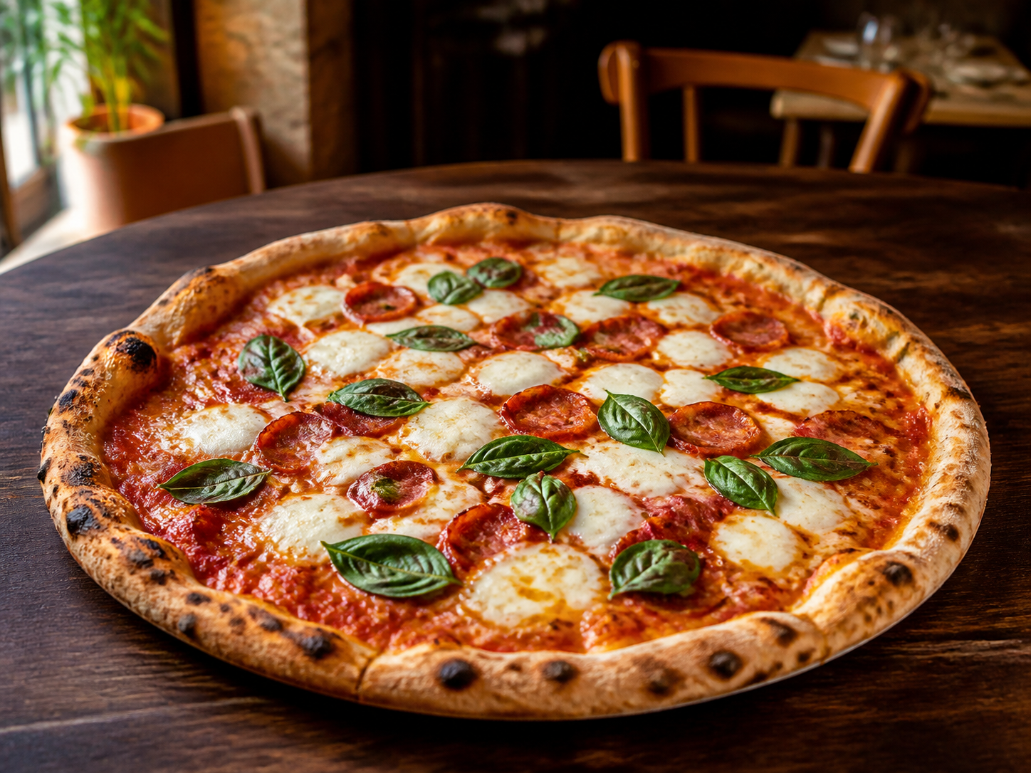 Frissen sült pizza a Pizzaphone Pizzériában